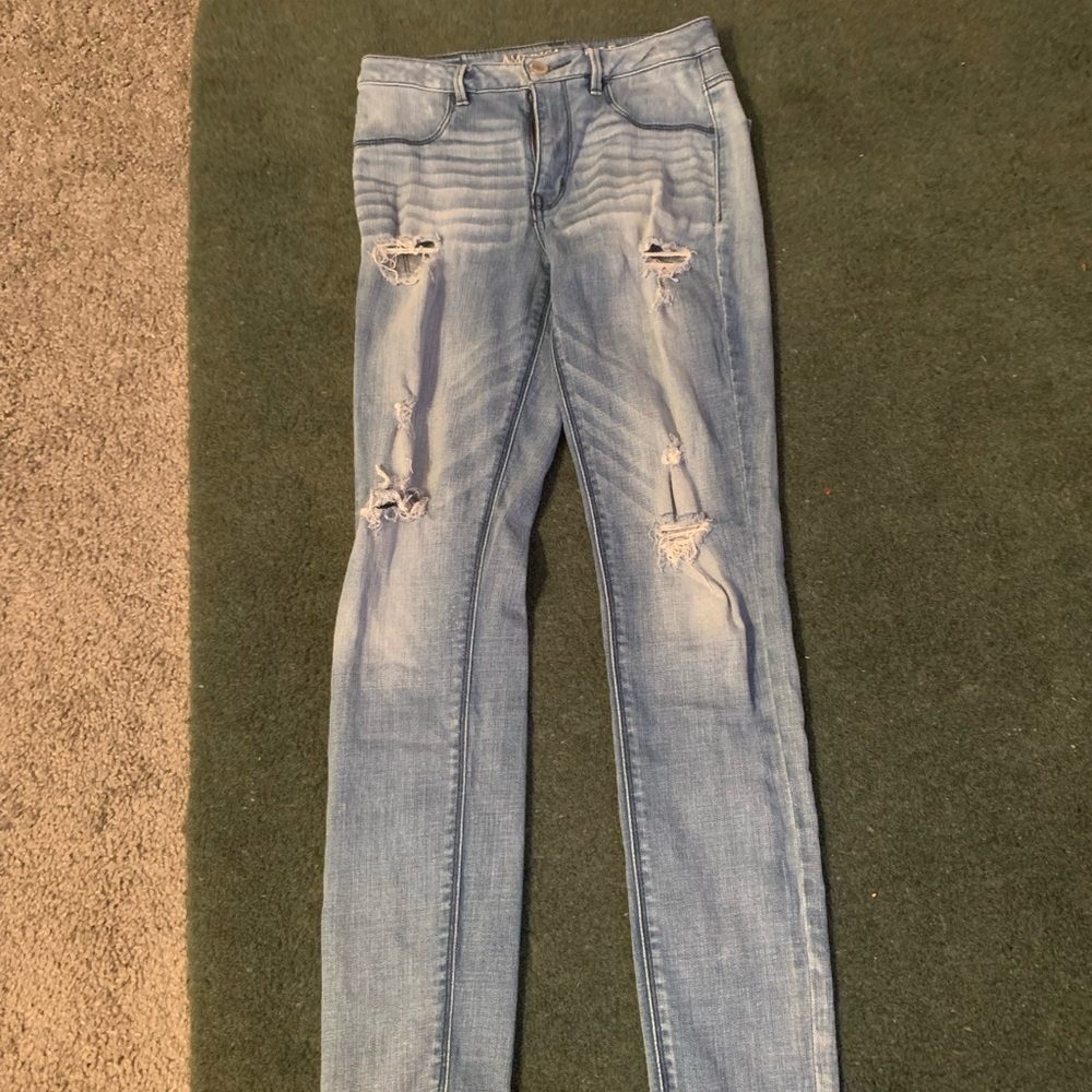 American eagle high waisted jeans